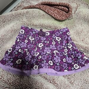 Floral Purple Skirt